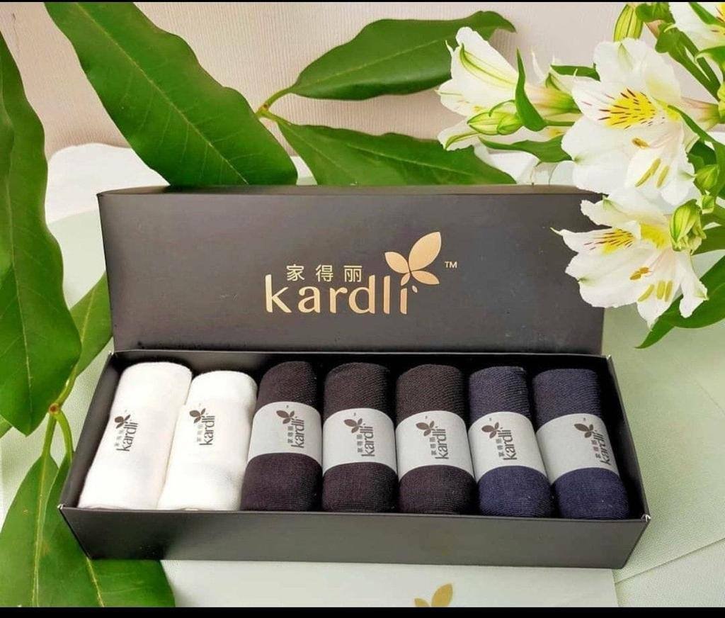 Носки Kardli 7 пар черный, синий, белый 38-45