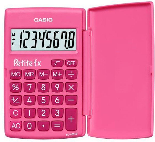 Калькулятор Casio LC-401LV-PK-W-A-EP розовый