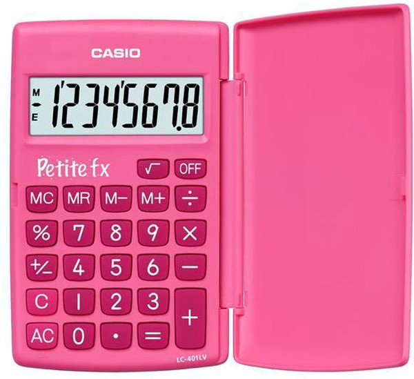 Калькулятор Casio LC-401LV-PK-W-A-EP розовый