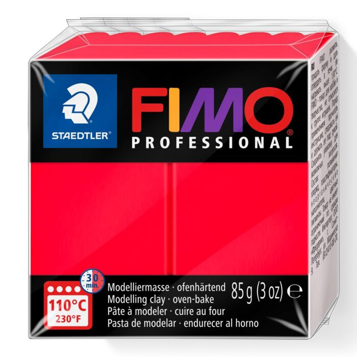 Полимерная глина Staedtler Fimo professional red 85гр купить,NaN