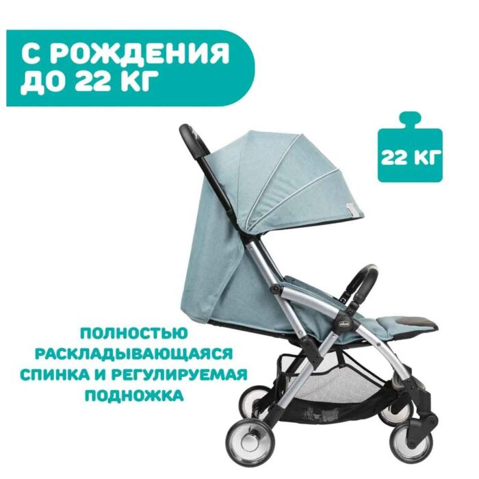 Коляска прогулочная Chicco Goody Plus Green купить,NaN