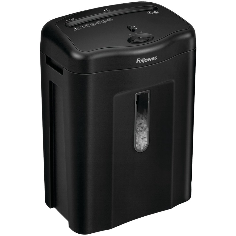 Шредер Fellowes Powershred 11C черный