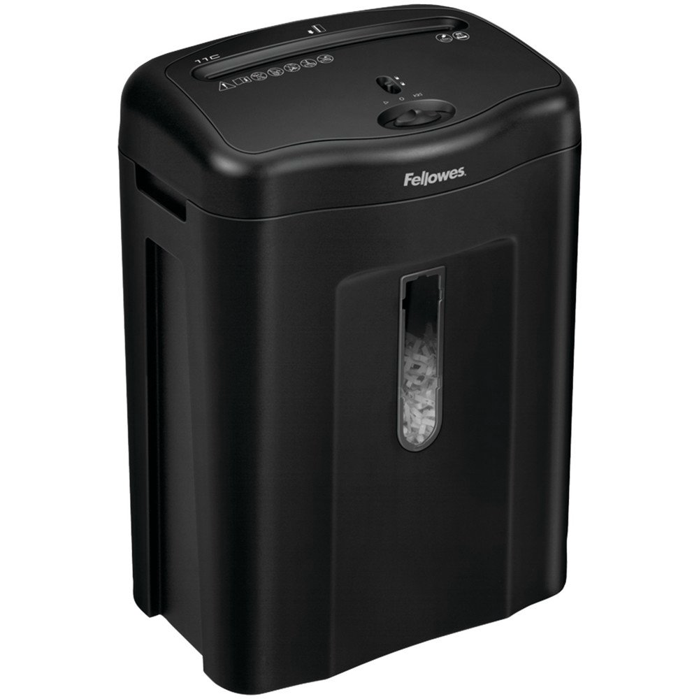 Шредер Fellowes Powershred 11C черный купить,NaN