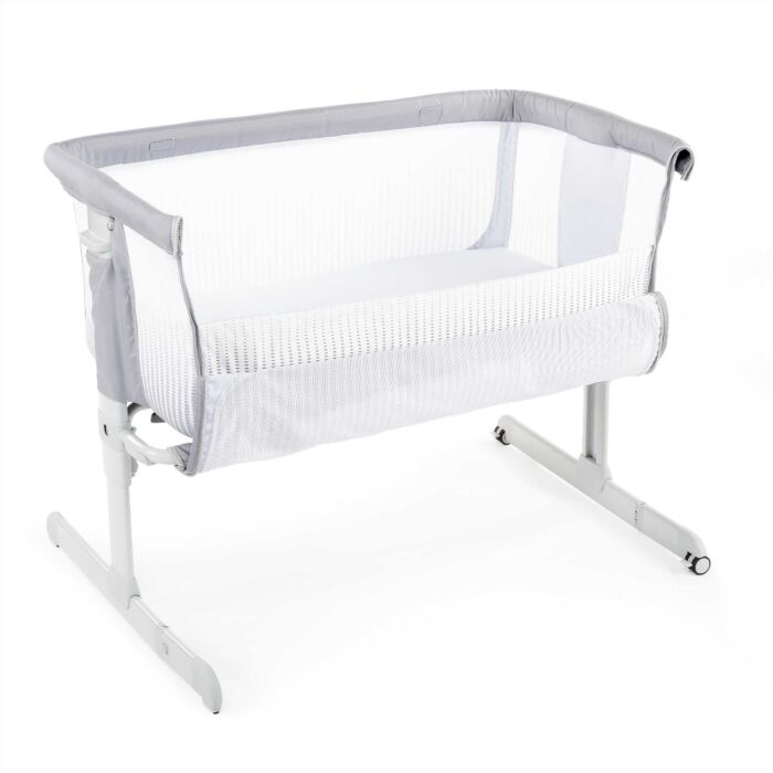 Кроватка-манеж Chicco Next2Me Air Stone серая купить,NaN