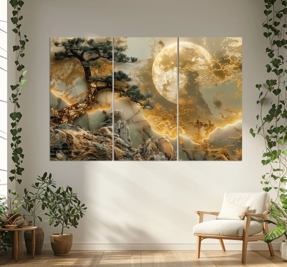 Модульная картина Белая ночь 150x100 см купить,0