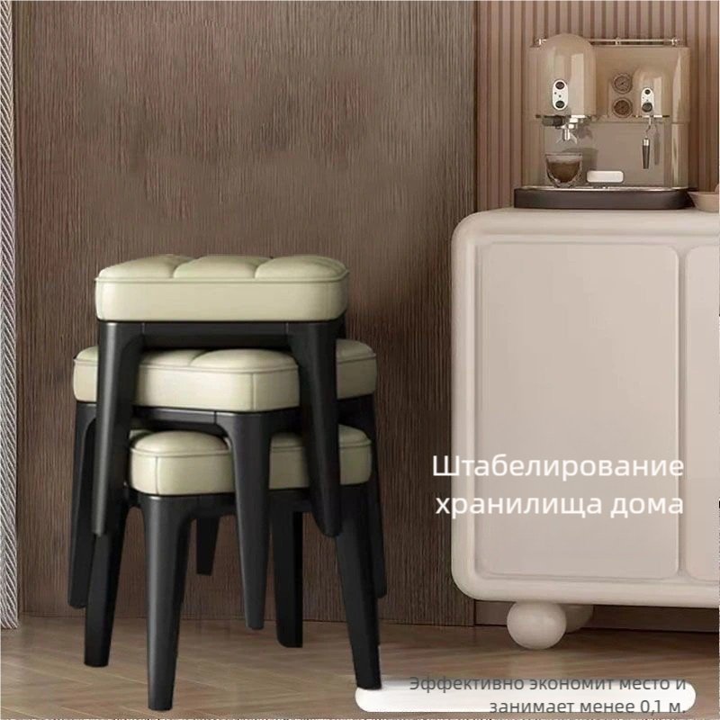 Табурет 26695, 30x26x26 см, белый, черный 6 шт. купить,0