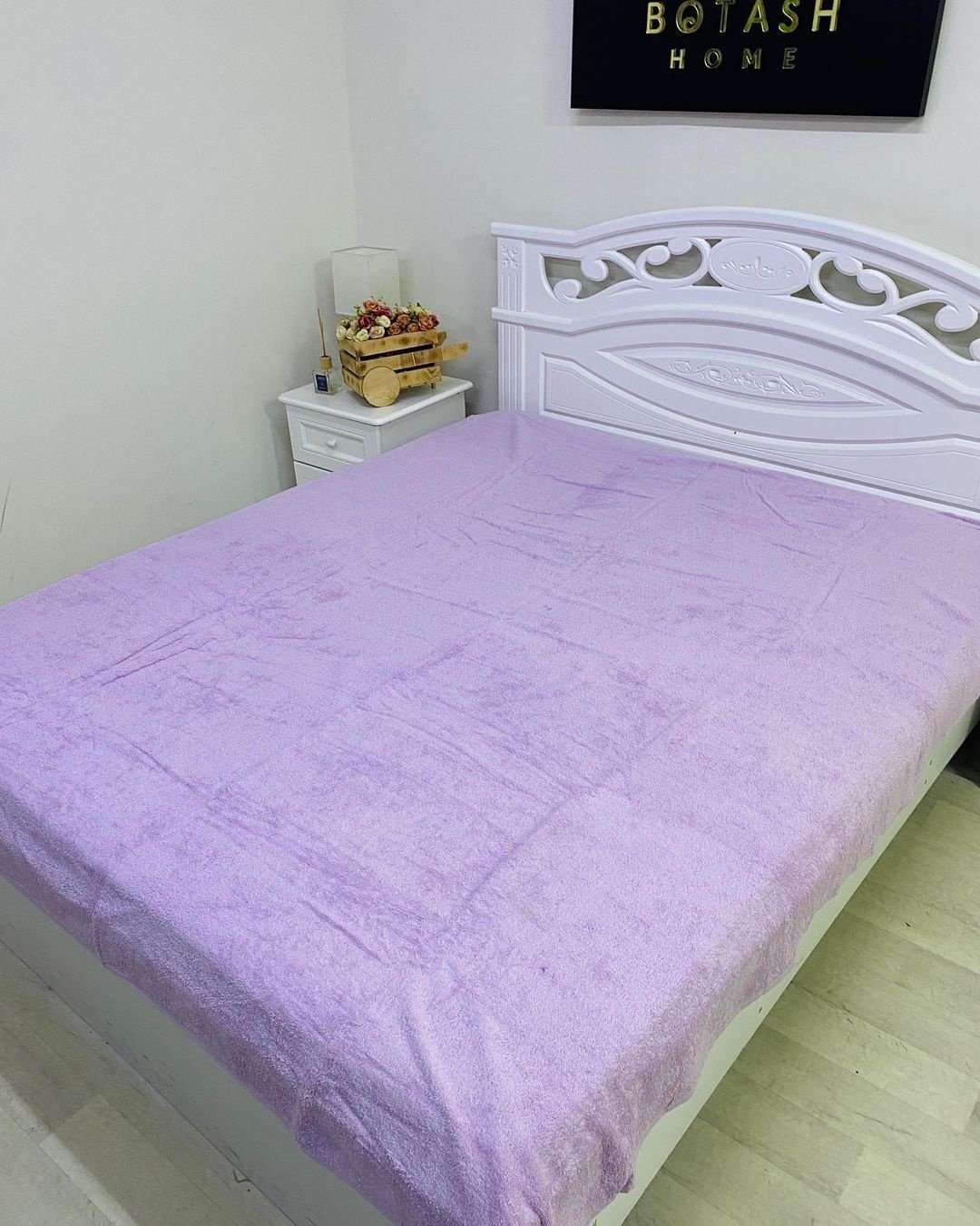 Простыня Botash Home Postel Tender 150x220, махровый