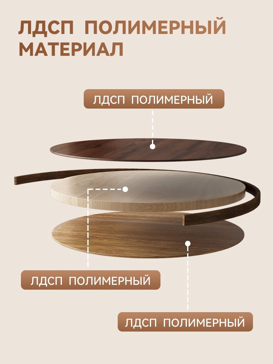 Журнальный столик приставной Столы, 40x40x60 см, коричневый купить,15000