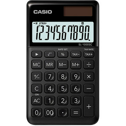 Калькулятор Casio SL-1000SC-BK-W-EP черный