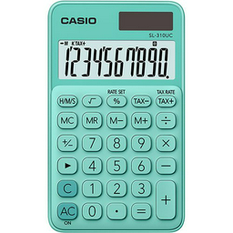 Калькулятор Casio SL-310UC-GN-W-EC зеленый