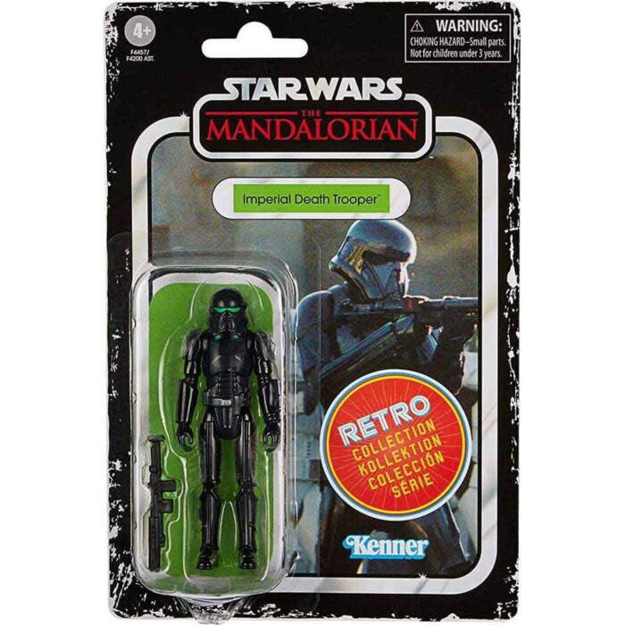 Фигурка Star Wars Retro Collection The Mandalorian Imperial Death Trooper 10 см купить,NaN