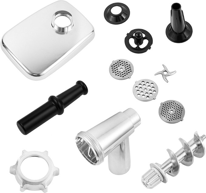 Мясорубка Kitfort KT-2103 черно-серебристая - ForteMarket Мясорубка Kitfort KT-2103 черно-серебристая купить,0