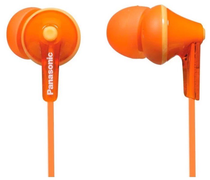 Наушники Panasonic RP-HJE125E-D оранжевые купить,7047