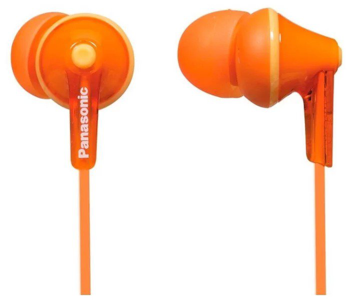 Наушники Panasonic RP-HJE125E-D оранжевые купить,7047
