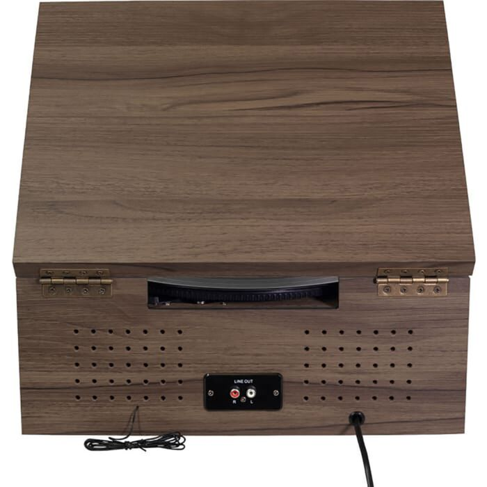 Виниловый проигрыватель Alive Audio Fusion Dark Wood c Bluetooth и FM-радио FSN-01-DW купить,NaN