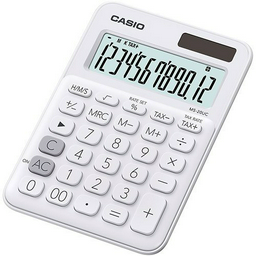 Калькулятор Casio MS-20UC-WE-W-EC белый