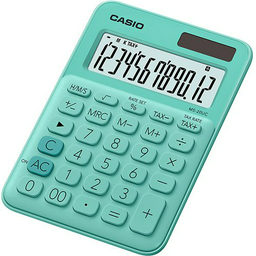 Калькулятор Casio MS-20UC-GN-W-EC зеленый