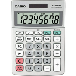 Калькулятор Casio MS-88ECO-W-EP белый
