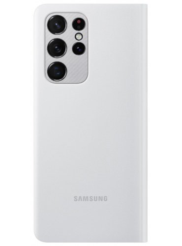  Чехол Samsung LED View Cover для Galaxy S21 Ultra EF-NG998PJEGRU серый купить,NaN