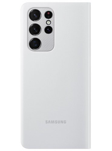  Чехол Samsung LED View Cover для Galaxy S21 Ultra EF-NG998PJEGRU серый купить,NaN