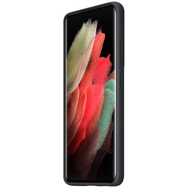  Чехол Samsung Silicone Cover для Galaxy S21 Ultra EF-PG998TBEGRU черный