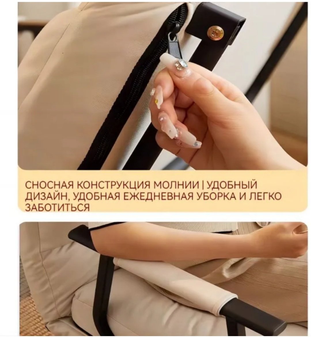 Кресло-кровать A BLVD 939763003, обивка искусственная кожа, темно-серый купить,0