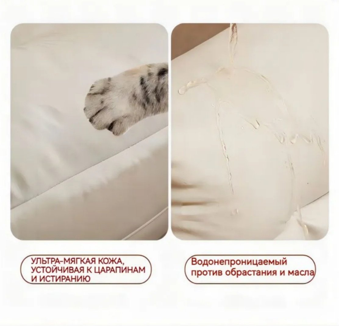 Кресло-кровать A BLVD 939763003, обивка искусственная кожа, темно-серый купить,0