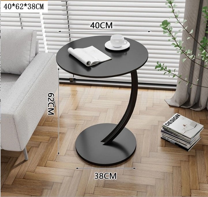 Журнальный столик 935965169, 40x40x62 см, черный