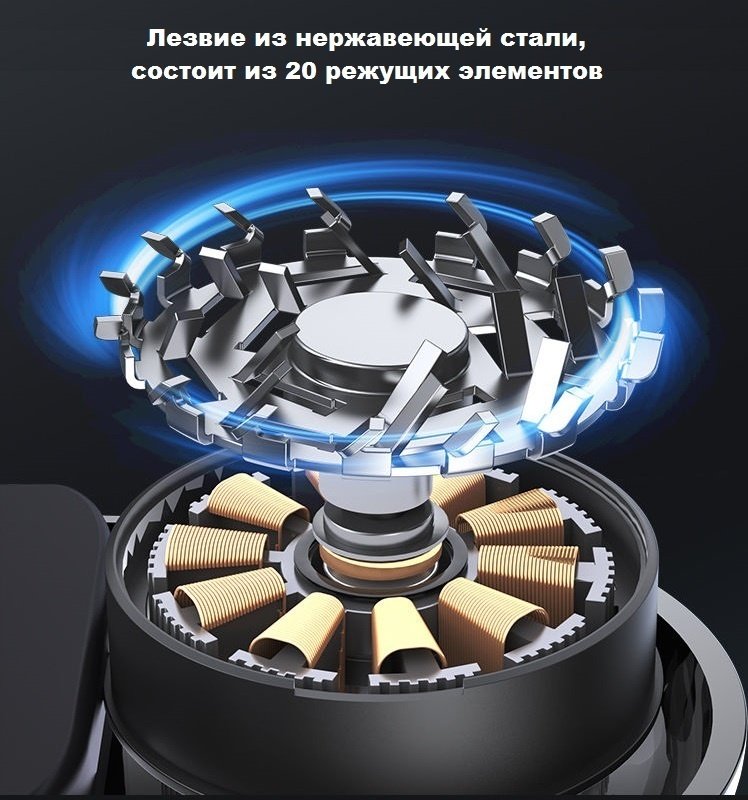 Электробритва Ababto Z-168 роторная от сети / аккумулятора купить,0
