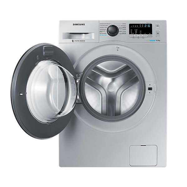 Стиральная машина Samsung WW80K42E07S серебристая купить,NaN