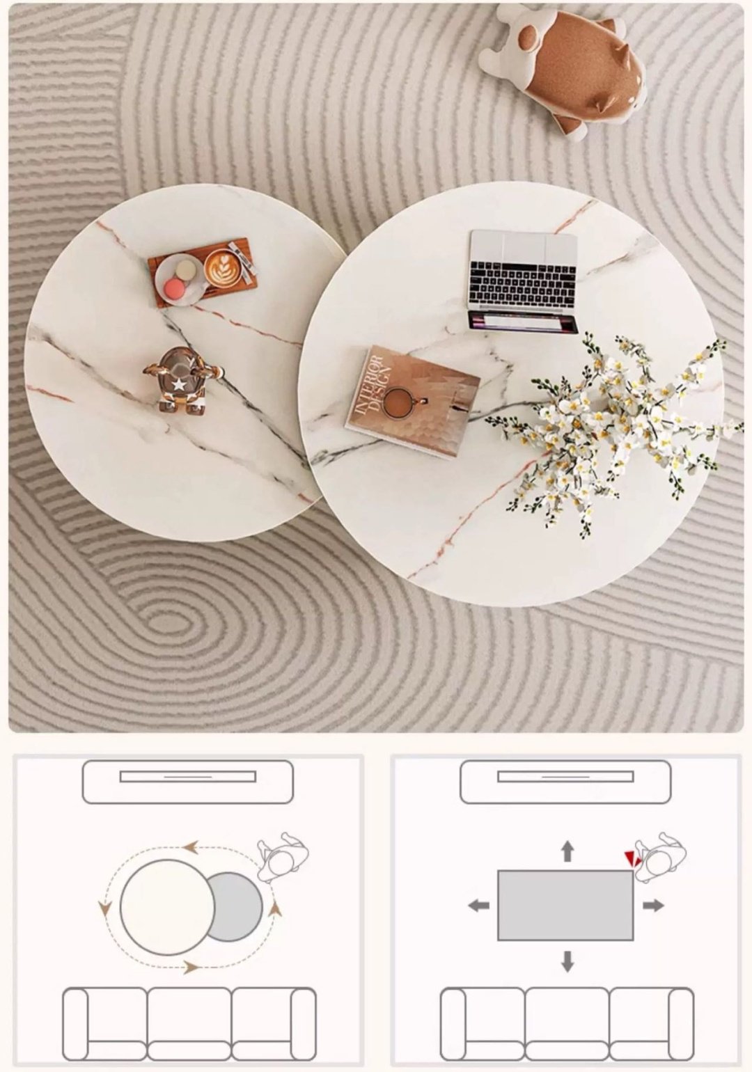 Журнальный столик 154165, 70x50x46 см, белый - ForteMarket Журнальный столик 154165, 70x50x46 см, белый купить,0