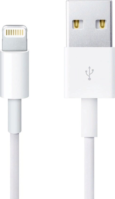 Кабель 5bites USB 2.0 (M), Lightning (M), 1 м, белый
