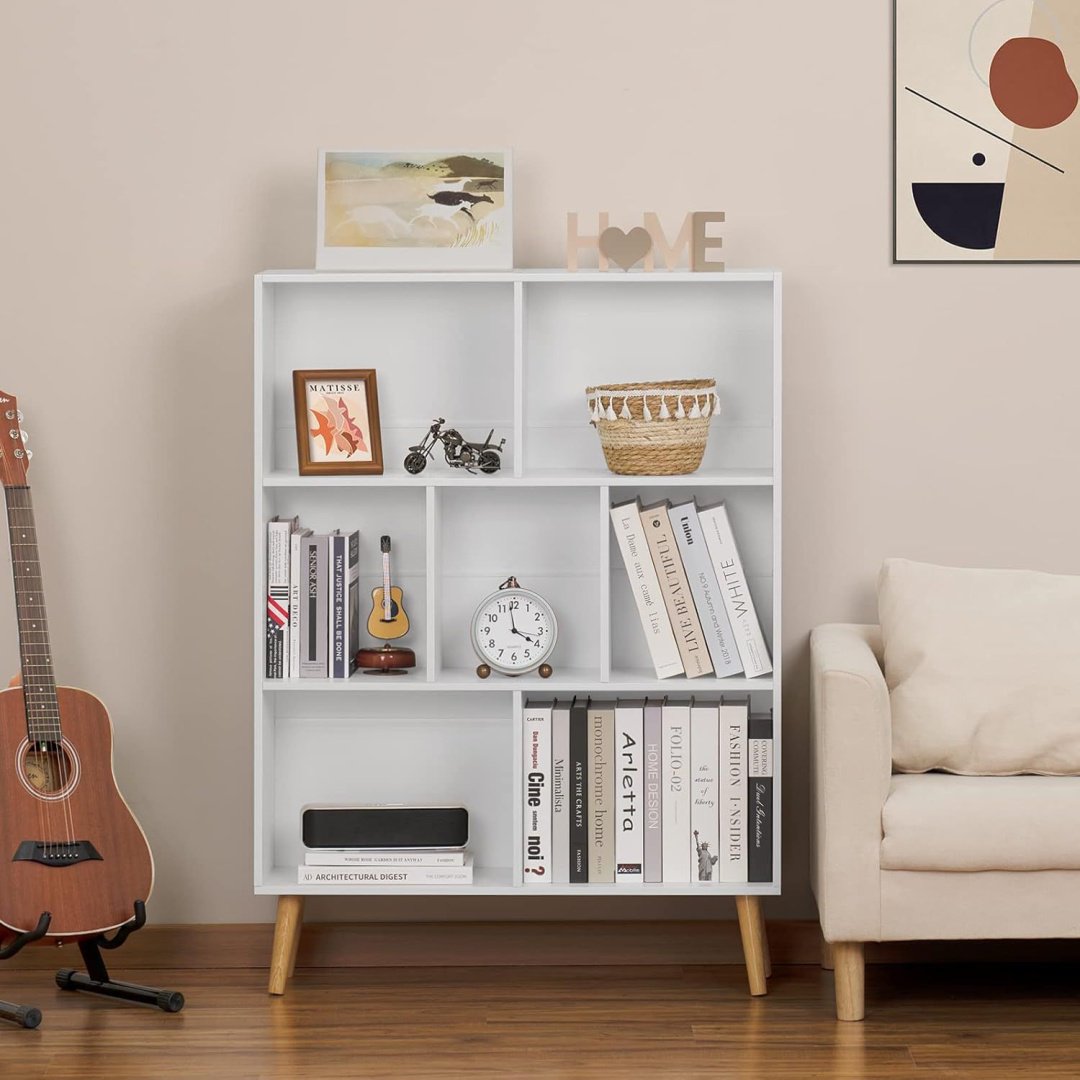 Стеллаж напольный , 80x24x110 см, белый - ForteMarket Стеллаж напольный , 80x24x110 см, белый купить,0