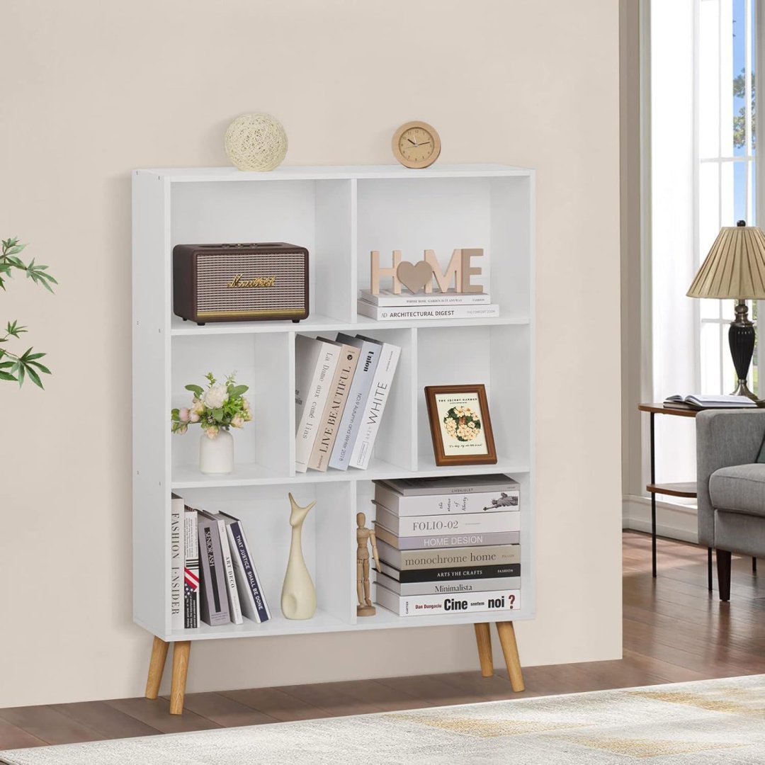 Стеллаж напольный , 80x24x110 см, белый - ForteMarket Стеллаж напольный , 80x24x110 см, белый купить,0