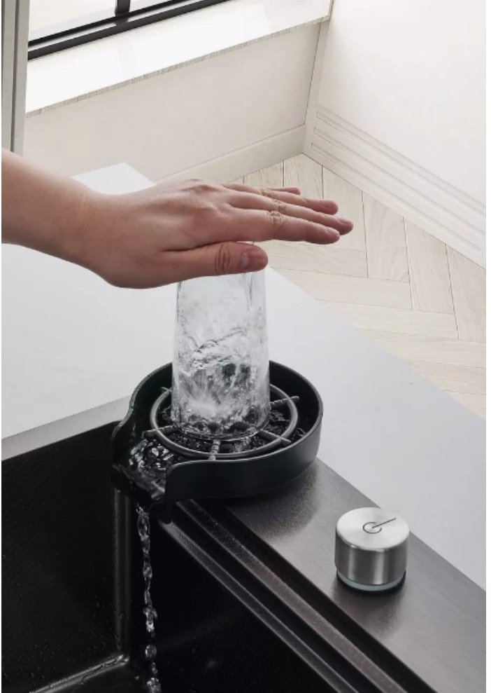 Кухонная мойка 7546HJ врезная 75х46х20 см, нержавеющая сталь