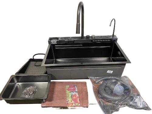 Кухонная мойка 30321265_488814362 врезная 75х45х25 см, нержавеющая сталь