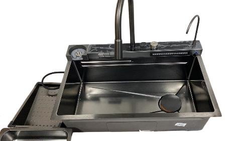 Кухонная мойка 30321265_488814362 врезная 75х45х25 см, нержавеющая сталь