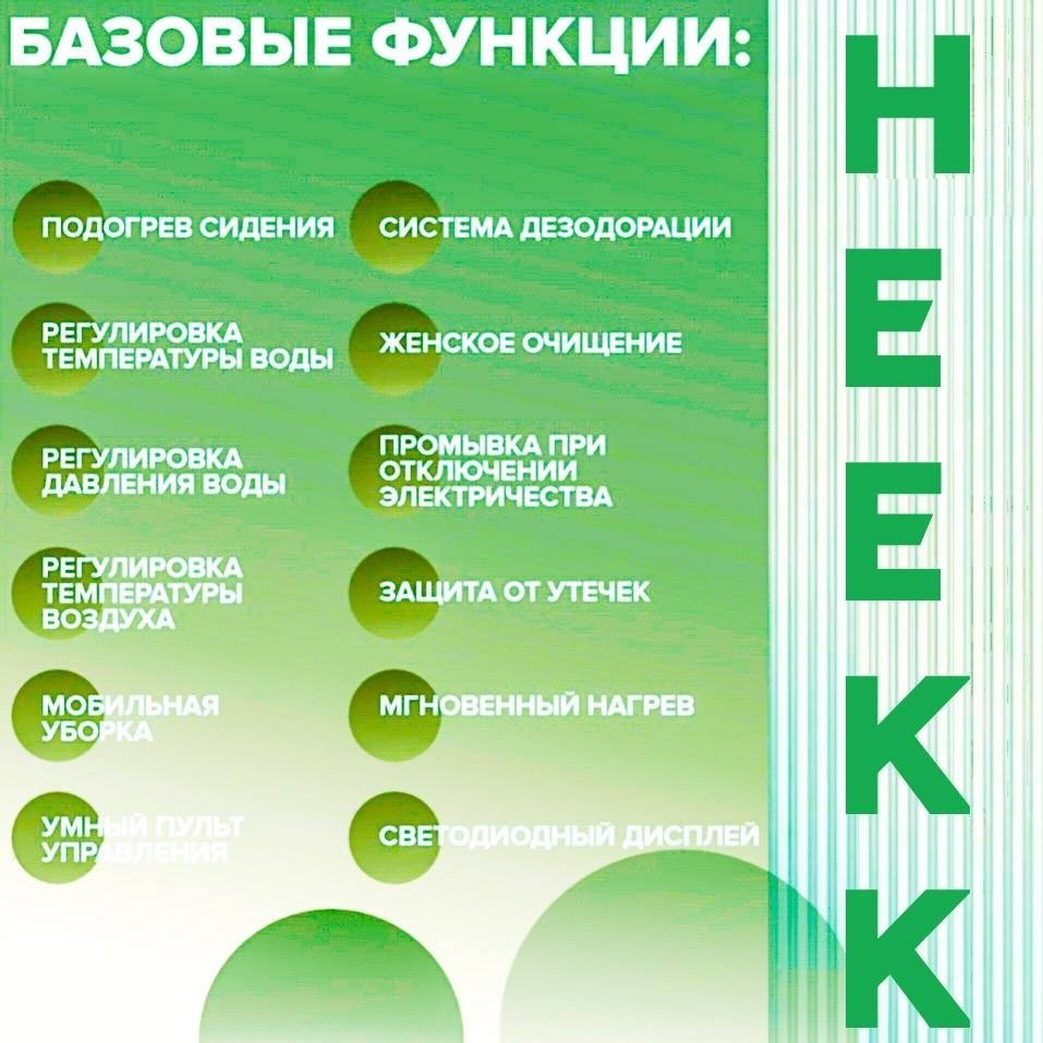 Унитаз HEEKK ТОП 1, керамика