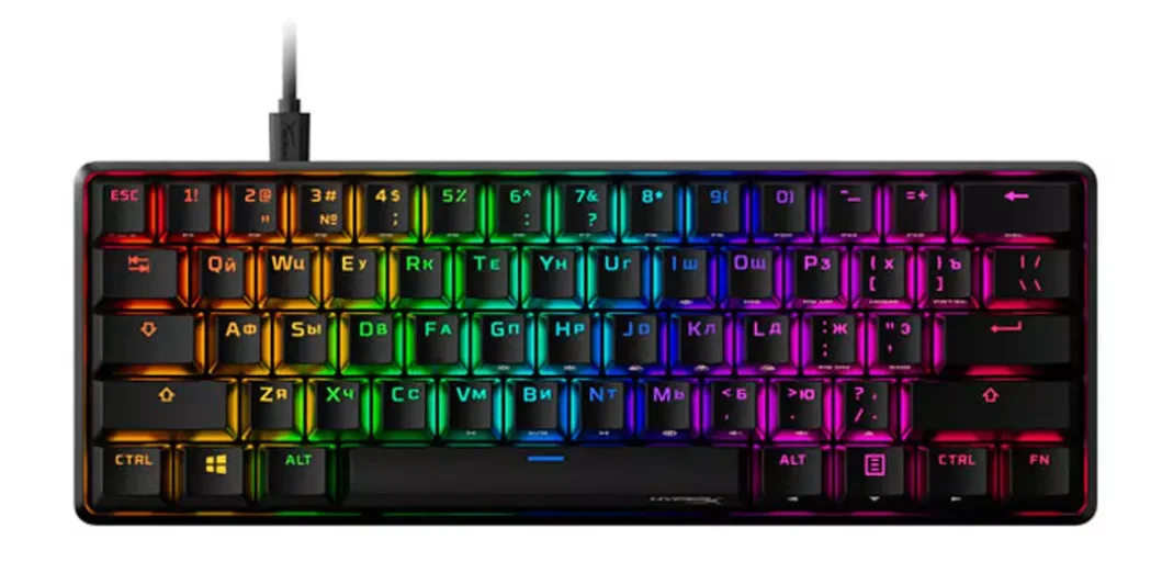 Клавиатура HyperX Alloy Origins 60, Black, USB купить,NaN