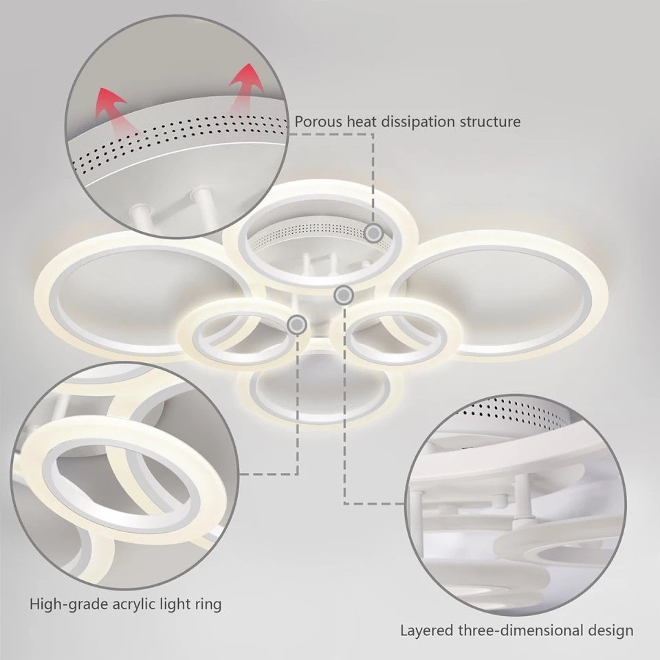 Люстра Kinglystra 8067-6 LED, кол-во ламп: 6 шт купить,0