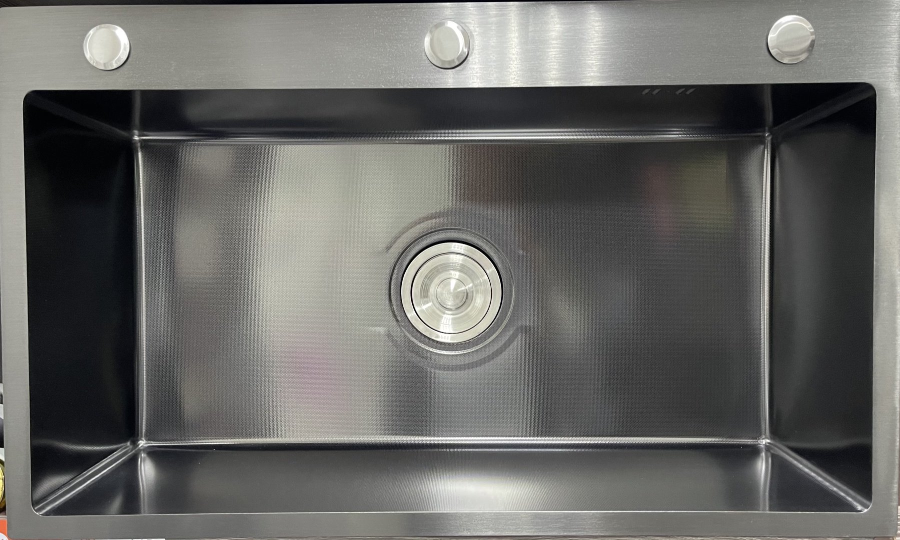 Кухонная мойка 130938688 врезная 75х45х21 см, нержавеющая сталь