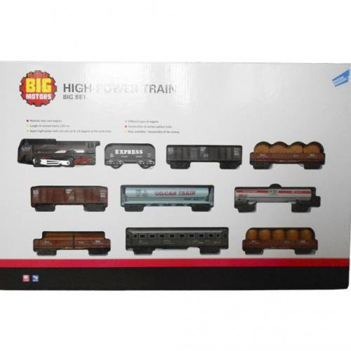 Игровой набор Big Motors 19033-8 Железная дорога с 9 вагонами