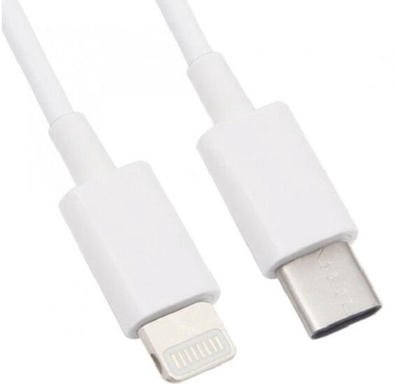 Кабель LP USB TypeC (M), Lightning (M), 1 м, белый
