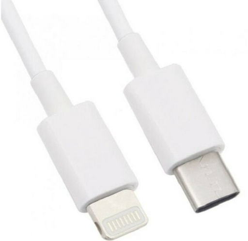 Кабель LP USB TypeC (M), Lightning (M), 1 м, белый