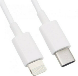 Кабель LP USB TypeC (M), Lightning (M), 1 м, белый