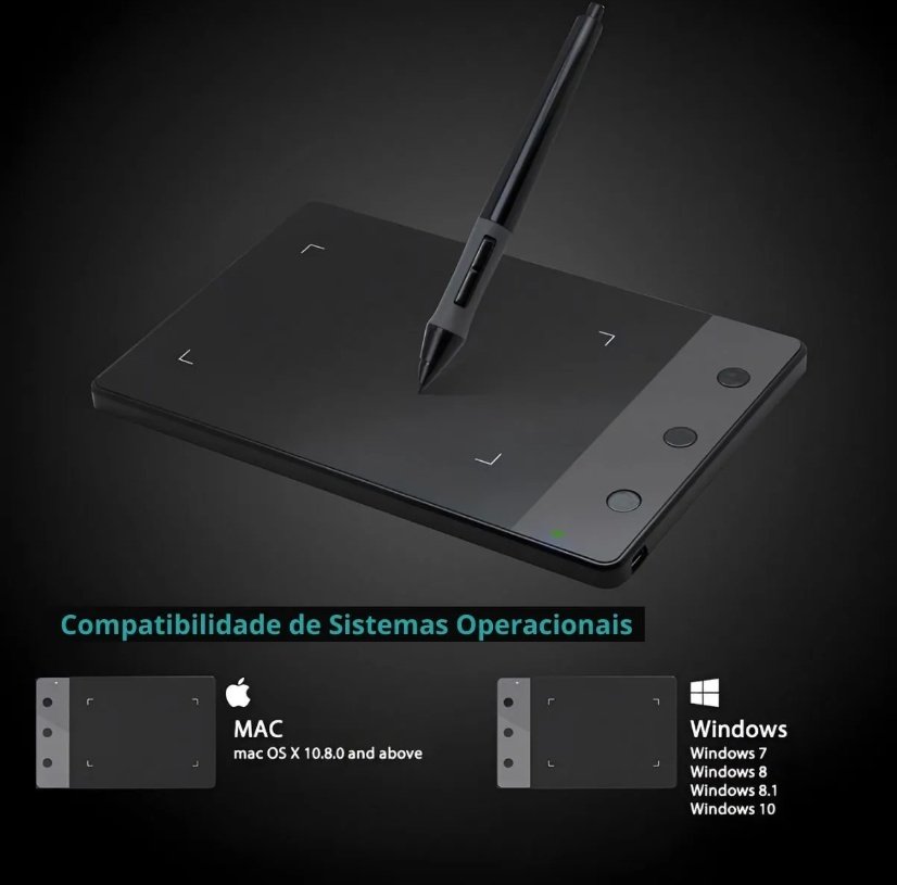 Графический планшет HUION H420 черный