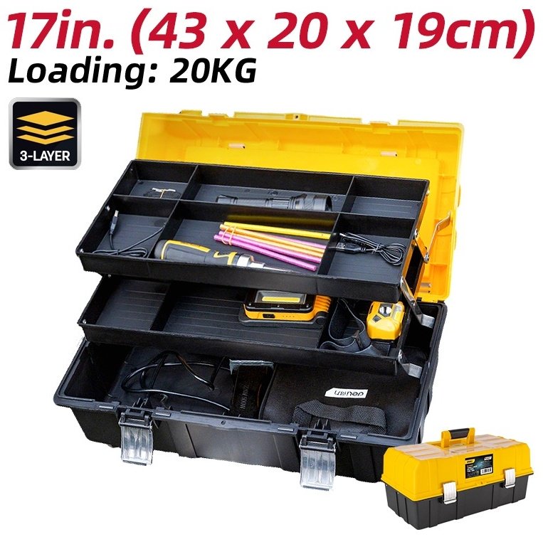 DELI ящик с органайзером DL432117 (43х19х20 см) купить,NaN