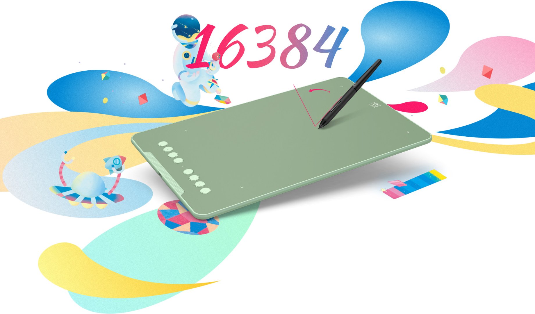 Графический планшет XP-PEN Deco 01 (V3) зеленый