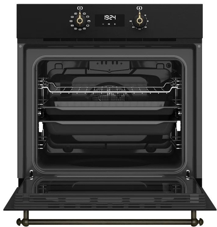 Духовой шкаф TEKA HRB 6400 AT черный, антрацит