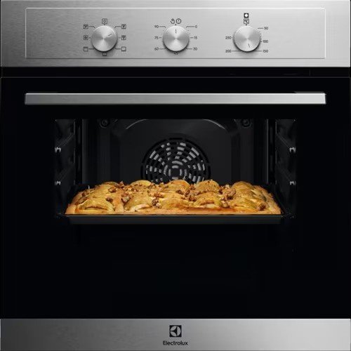 Духовой шкаф Electrolux EOH 2H00 BX серебристый, черный